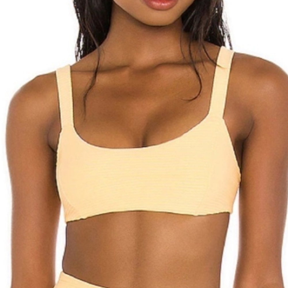 LSPACE Jess Bikini Top Size Medium
